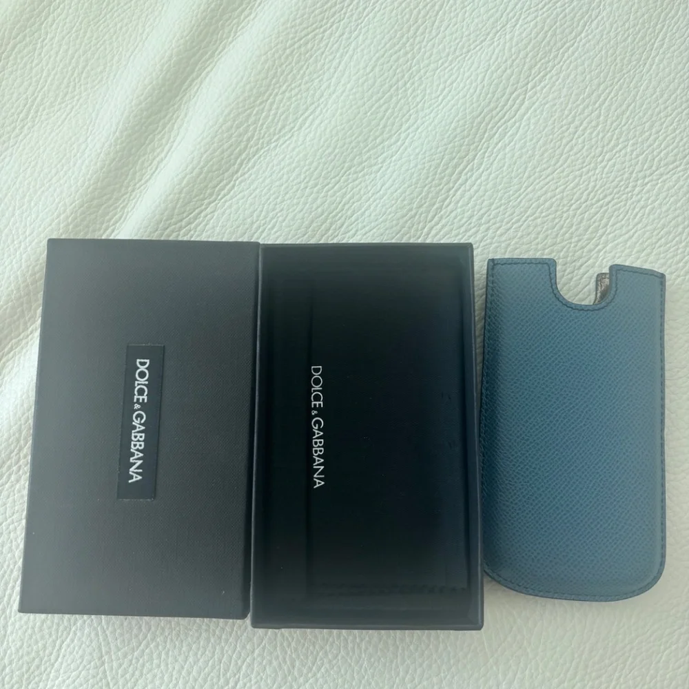 New genuine Leather Dolce and Gabbana Phone Case